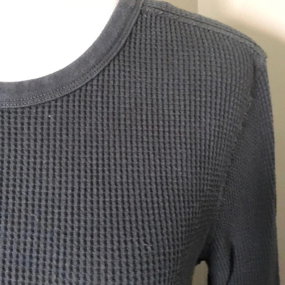 J Crew Washed Black Utility Knit Tee, EUC - Picture 4 of 4